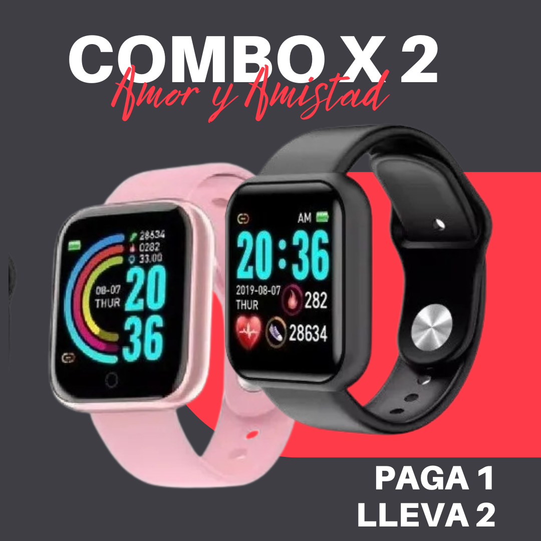 PAGA 1 LLEVA 2 SMARTWATCH D20 PRO