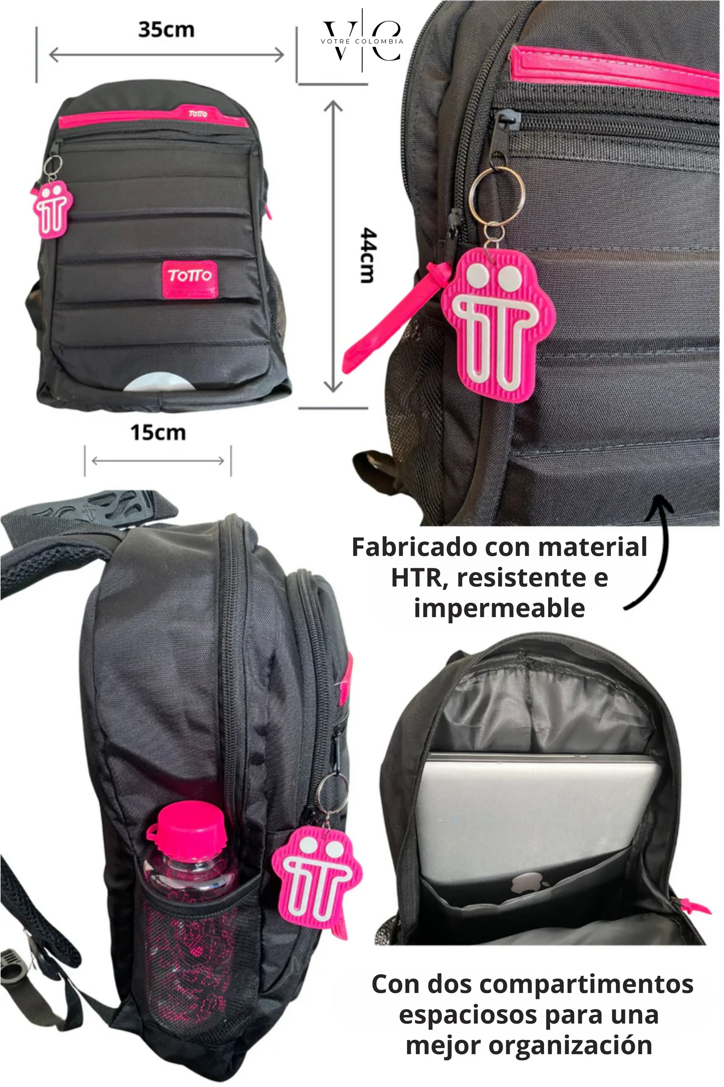 Mega Kit Escolar Totto - Compra 1 Morral Lleva Cartuchera y Lonchera Gratis OFERTA! Kit Completo para Estudiantes