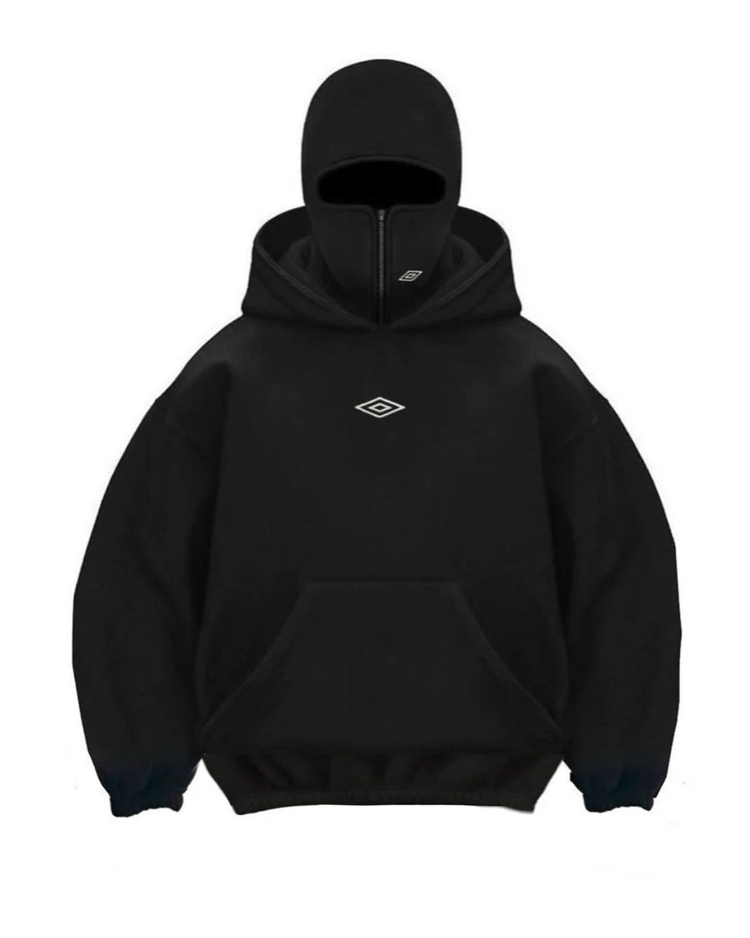 Hoodie con Balaclava Oversize – Streetwear