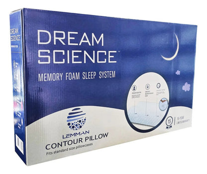 Almohada Visco-Smart Memoria Cervical Baja + Almohada Viscoelástica Entrepierna - Descanso Reparador