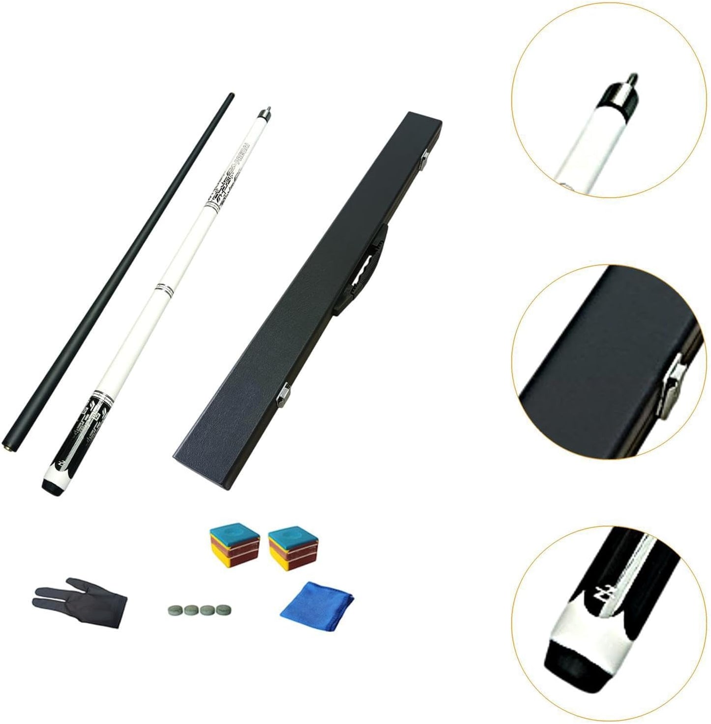 Taco OKKO Billar Maple Canadiense + Estuche + Guante + Tiza MEGA PROMO 24H