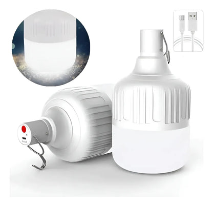 💡 Paga 2 Lleva X4 Bombillos LED Recargable 120W USB Portátil Emergencia (Ultimas 24 horas)