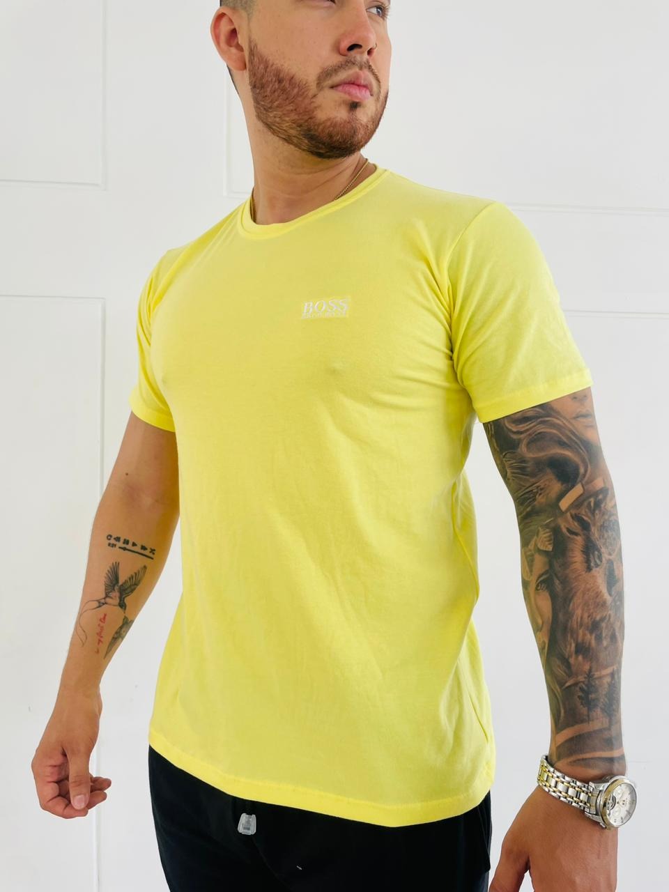 👕 Hugo Boss Camiseta Tessler 33 Cuello Redondo Premium Hombre