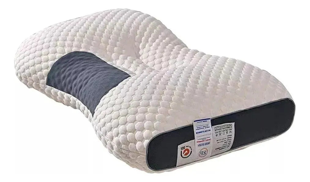 Almohada 3D Ortopédica Cervical Memoria + Almohada Viscoelastica Masajes Spa Indeformable