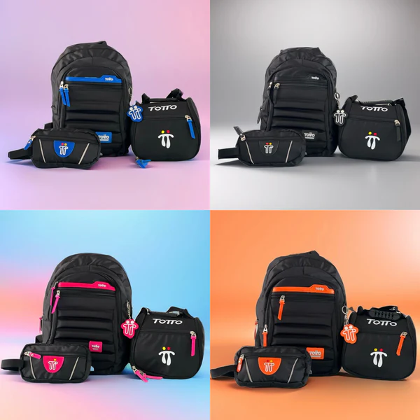 Mega Kit Escolar Totto - Compra 1 Morral Lleva Cartuchera y Lonchera Gratis OFERTA! Kit Completo para Estudiantes