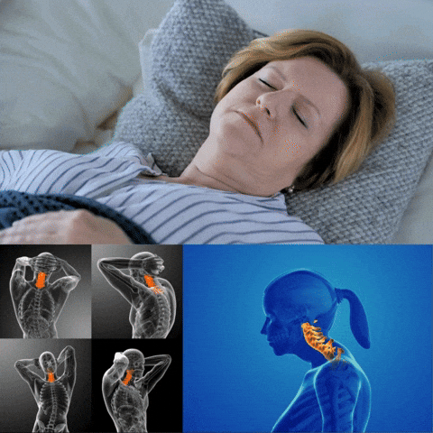 Almohada Visco-Smart Memoria Cervical Baja + Almohada Viscoelástica Entrepierna - Descanso Reparador