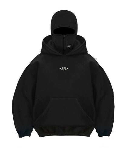 Hoodie con Balaclava Oversize – Streetwear