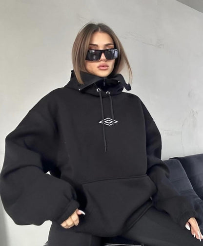 Hoodie con Balaclava Oversize – Streetwear