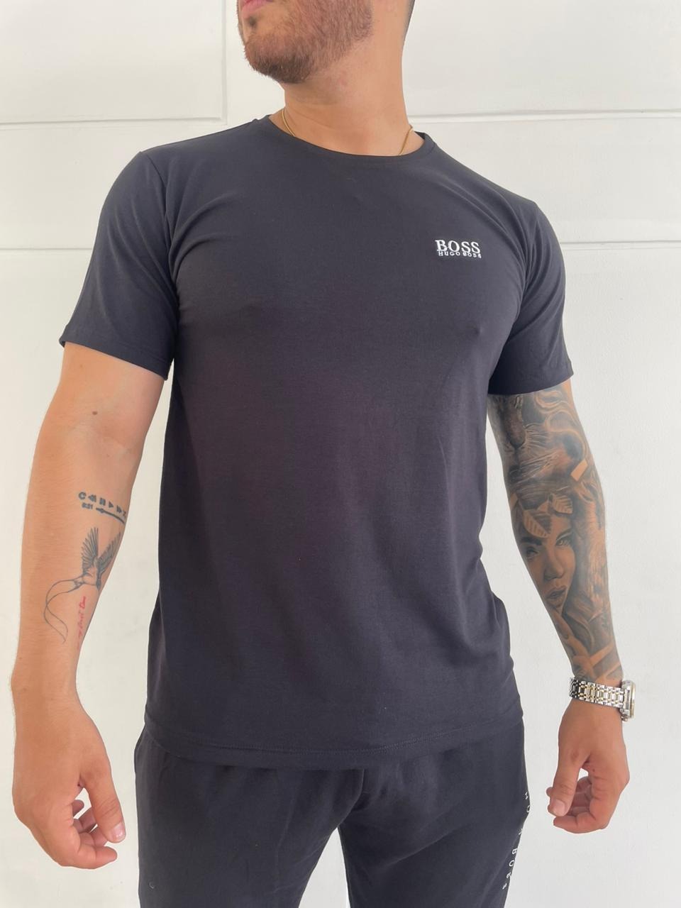 👕 Hugo Boss Camiseta Tessler 33 Cuello Redondo Premium Hombre